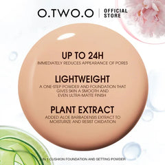 O.two.o 2in1 BB Cushion & Face Powder - 5.5g + 10g O.TWO.O