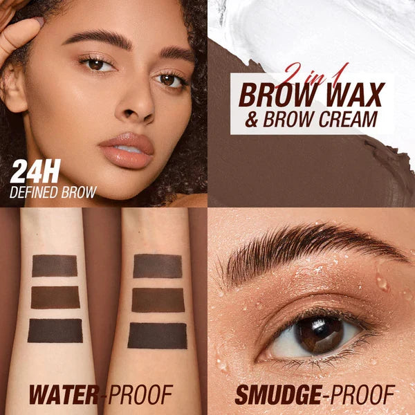 O.two.o 2 IN 1 Eyebrow Wax Brow Cream Eyebrow Enhancer Supplier - 4.5g + 3.8g O.TWO.O