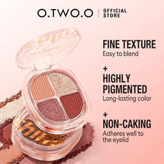 O.TWO.O New Arrival 4 Colors Eyeshadow O.TWO.O