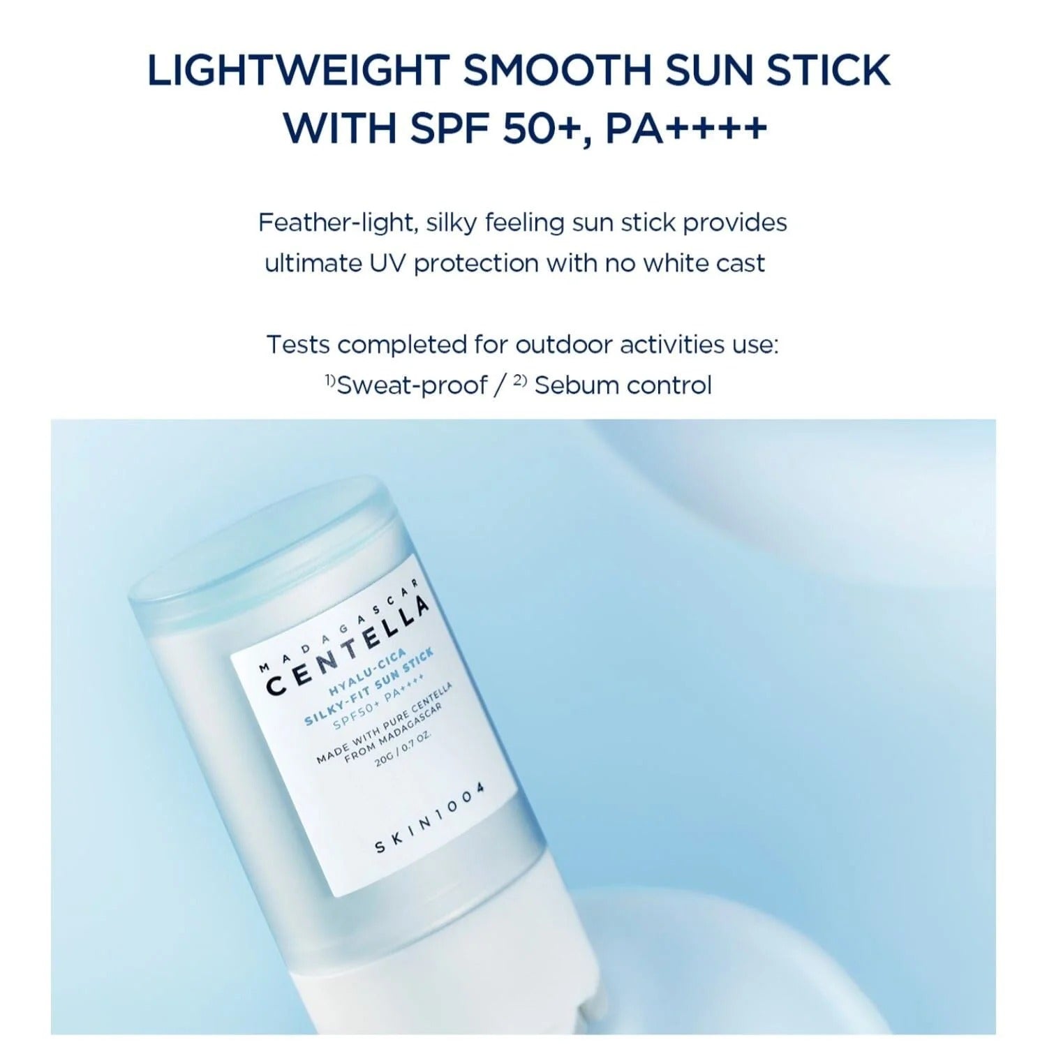 SKIN1004 Madagascar Centella Hyalu-Cica Silky-Fit Sun Stick 20g SKIN1004