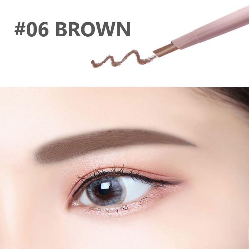 Lameila Double Head Spin Automatic Eyebrow Pencil - 3g #06 Lameila