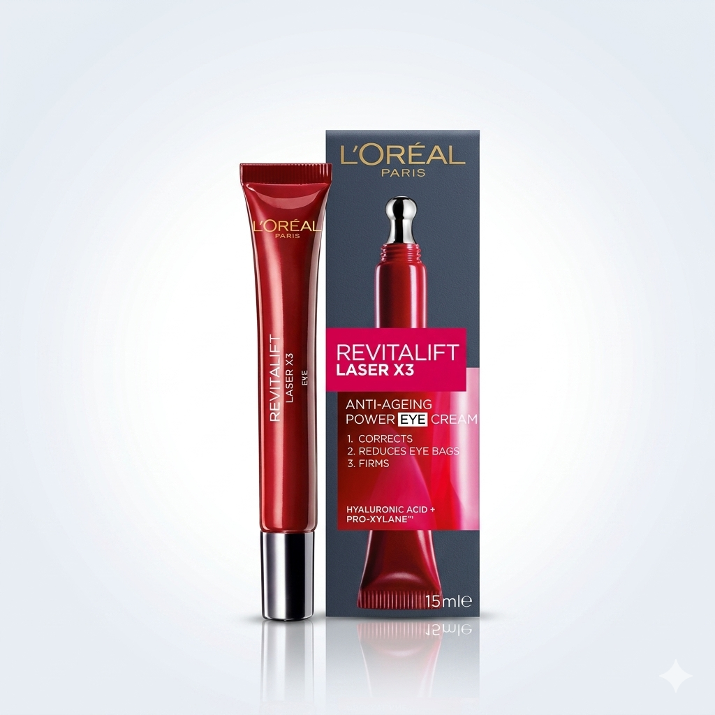 Loreal Revitalift Laser X3 Triple Action Eye Care 15mL LOREAL