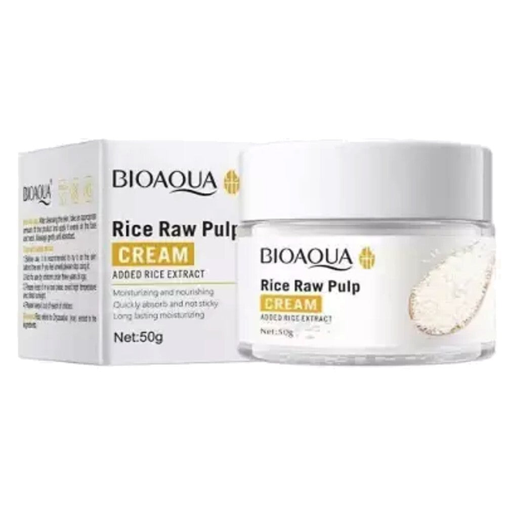 Bioaqua Rice Raw Pulp Cream - 50g Bioaqua