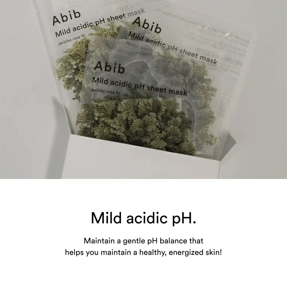 Abib Mild Acidic Ph Sheet Mask Jericho Rose Fit Abib