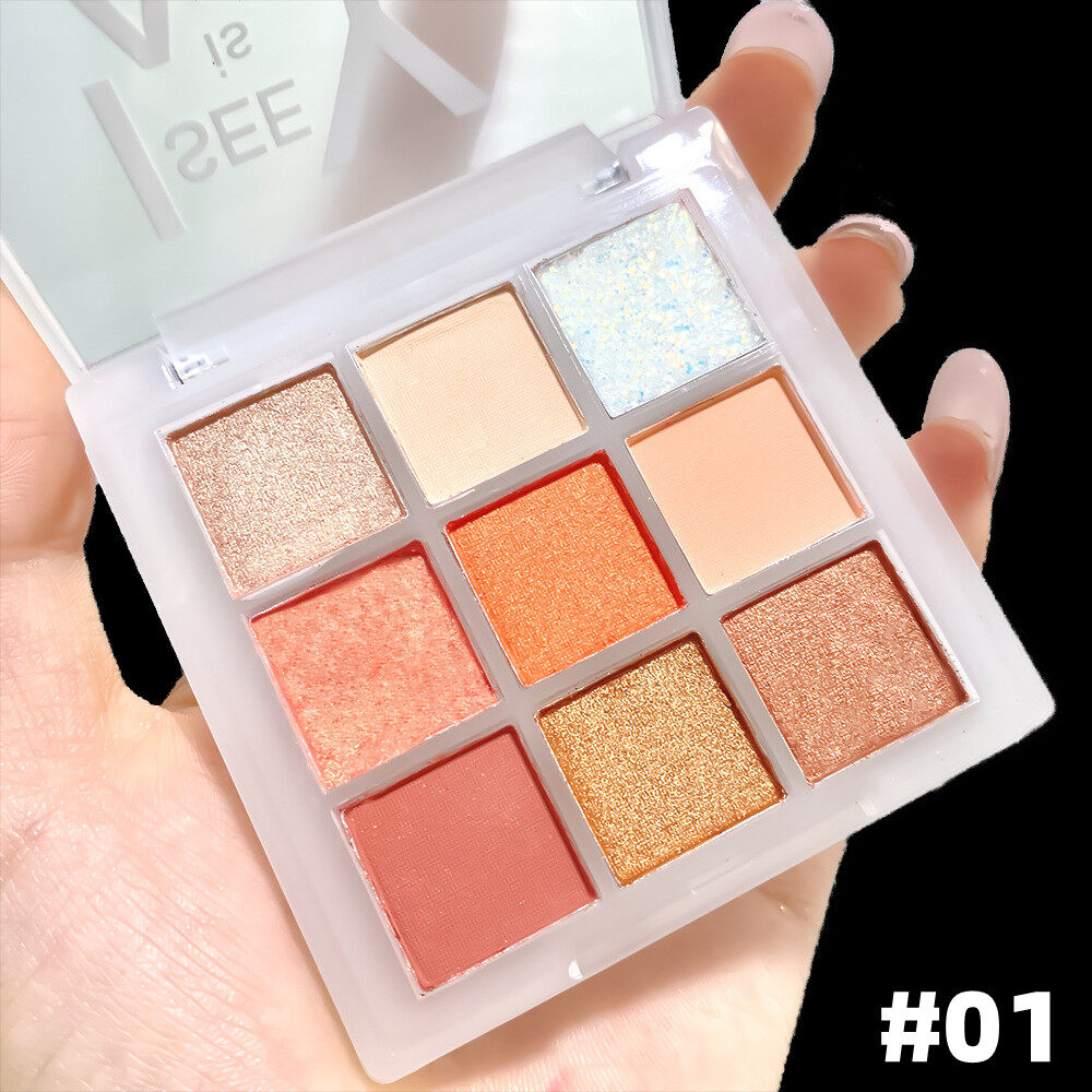 Lameila Eyeshadow Palette 9 Colors - 7.2g #01 Lameila