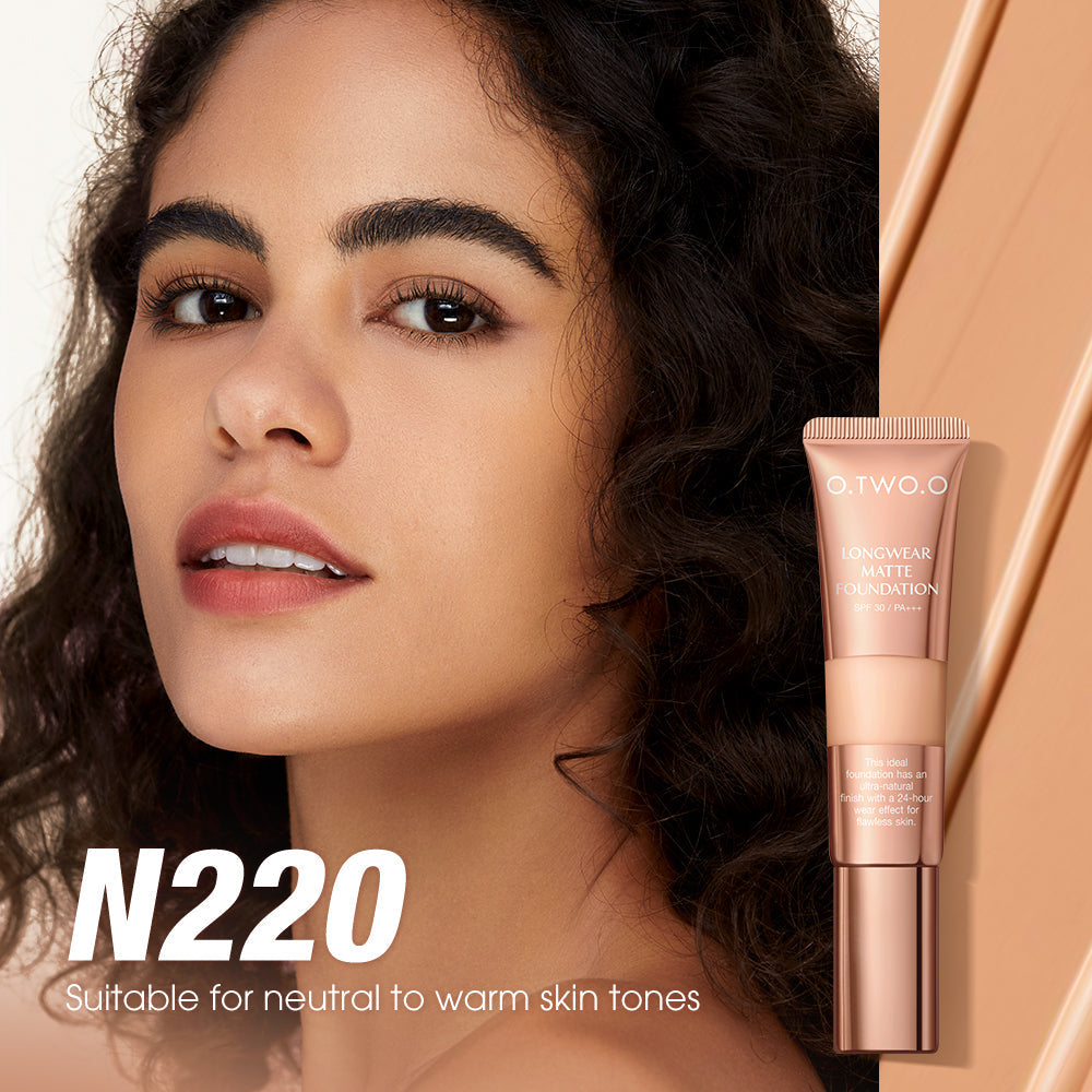 O.TWO.O High Quality Matte Liquid Foundation N220 O.TWO.O