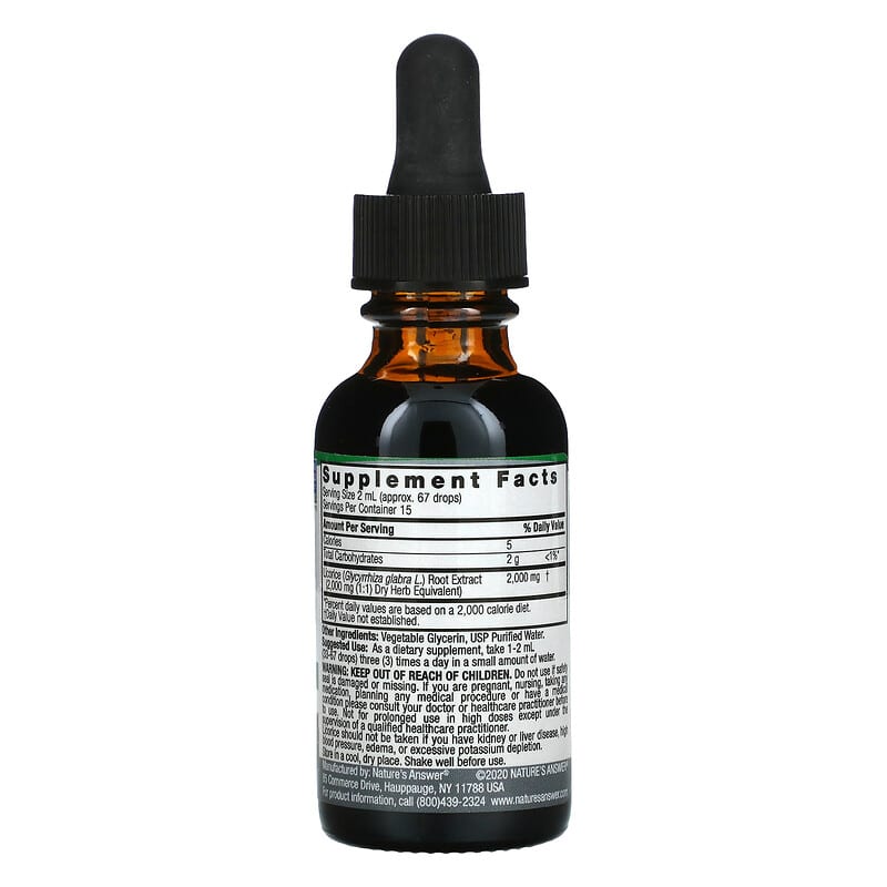 Natures Answer Licorice Root - 30ml NATURES CHOICE