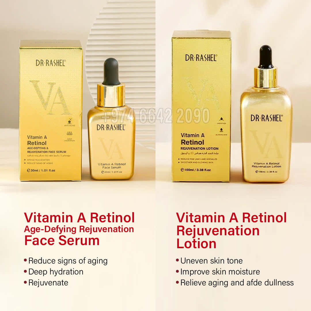 Dr.Rashel Vitamin A Retinol Age Defying & Rejuvenation Skin Care Kit 12pcs Dr. Rashel
