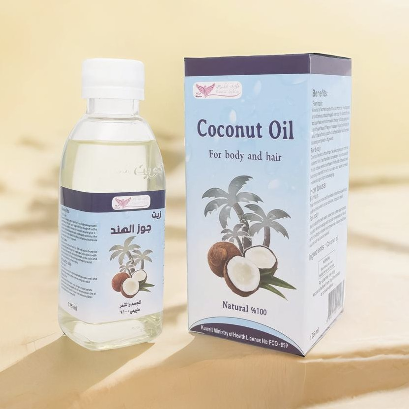 Kuwait Shop Coconut Oil - 125ml Coconut