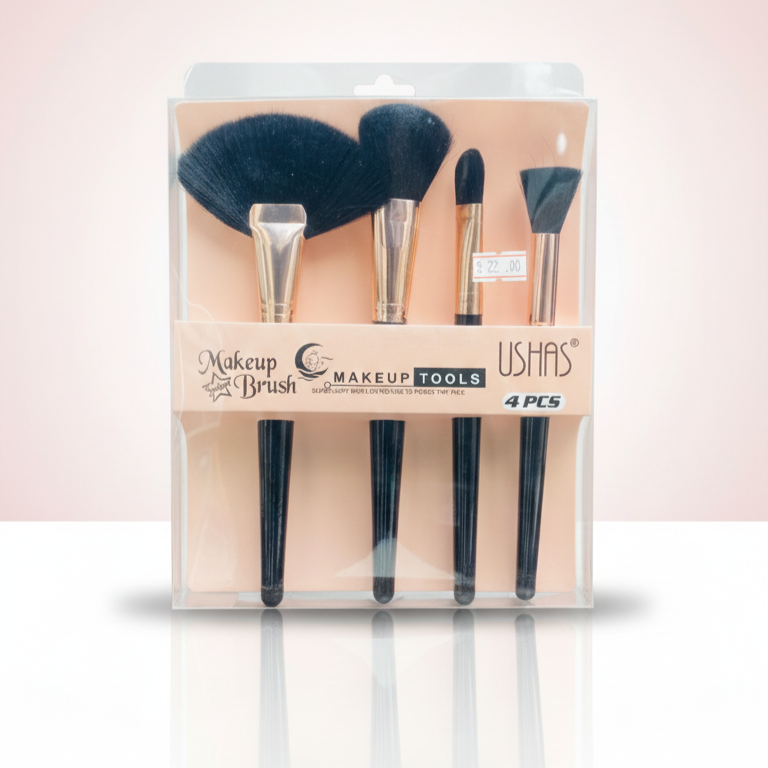 Ushas Makeup Brush (4Pcs) Set Glo Arabia