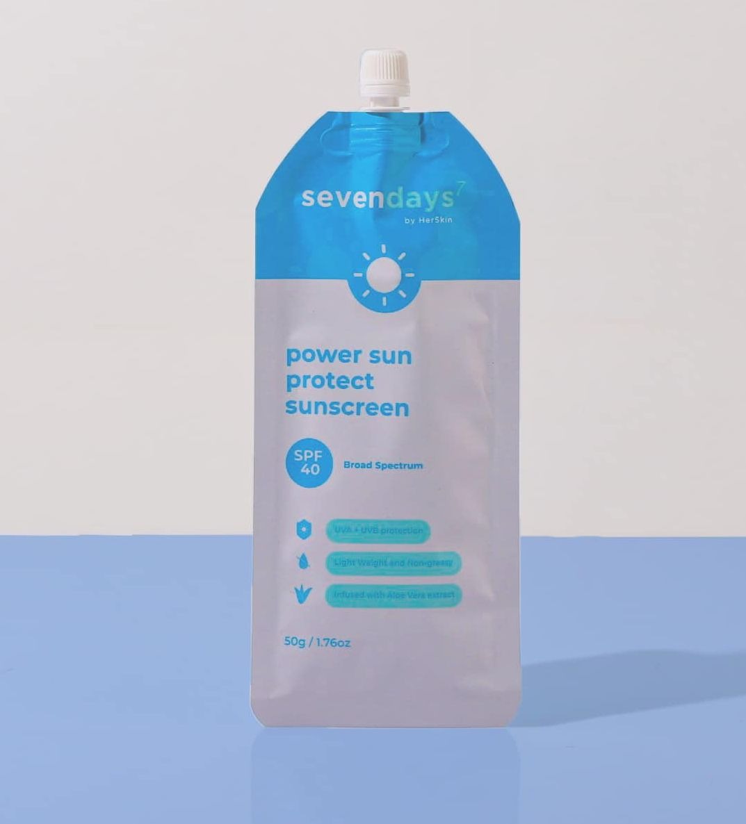 Sevendays Power Sun Protect Sunscreen - SPF40 - 50g HerSkin