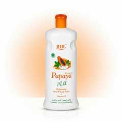 RDL Papaya Milk Brightening Hand & Body Lotion + Vitamin E - 600ml Glo Arabia