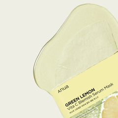 Anua Green Lemon Vita C Blemish Serum Mask - 25ml Anua