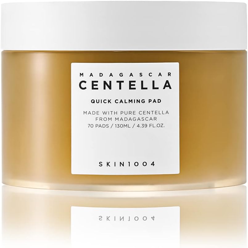 SKIN1004 Madagascar Centella Quick Calming Pad 70ea (130ml) | Quick Calming Effect Soothing for Sensitive Skin SKIN1004
