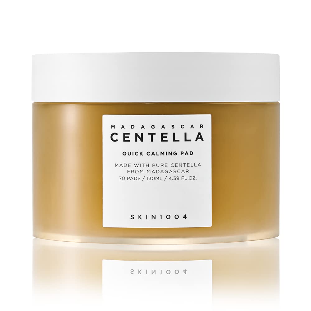 SKIN1004 Madagascar Centella Quick Calming Pad 70ea (130ml) | Quick Calming Effect Soothing for Sensitive Skin SKIN1004
