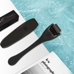 Premium Derma Roller System - Titanium - Black Edition - Drs100 Premium