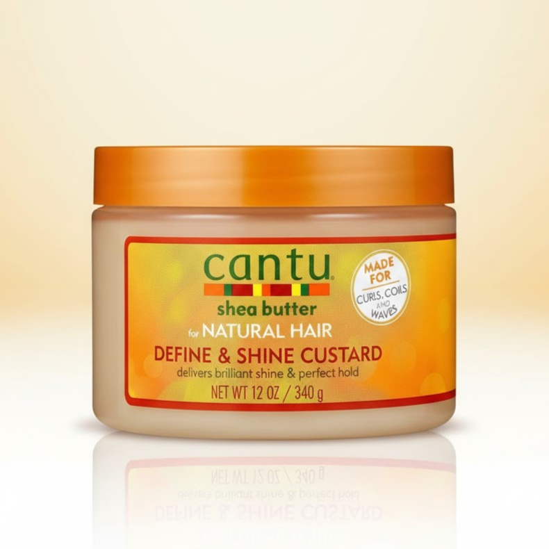 CANTU SHE BUTTER DEFINE & SHINE CUSTARD 340G Glo Arabia