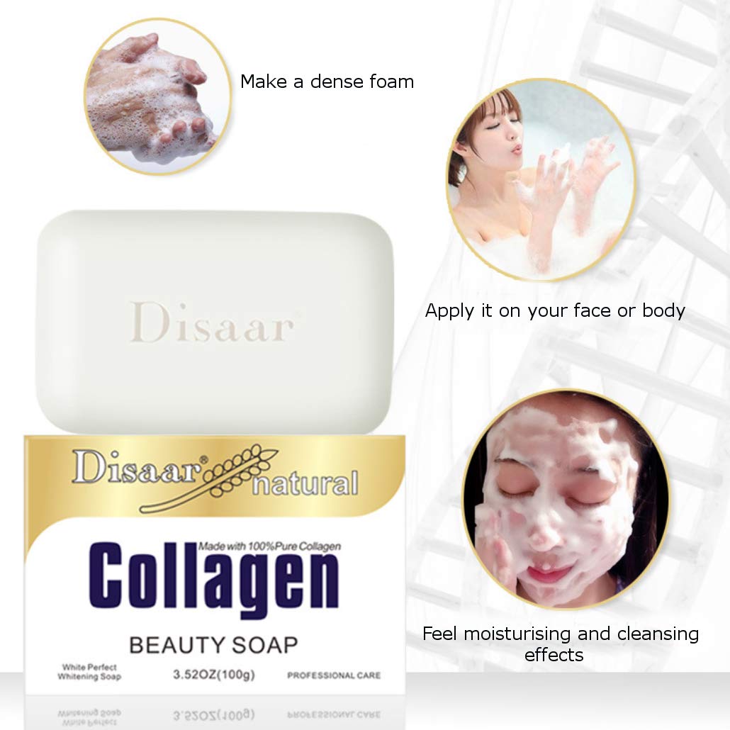 Disaar Natural Collagen Beauty Soap - 100g DISAAR