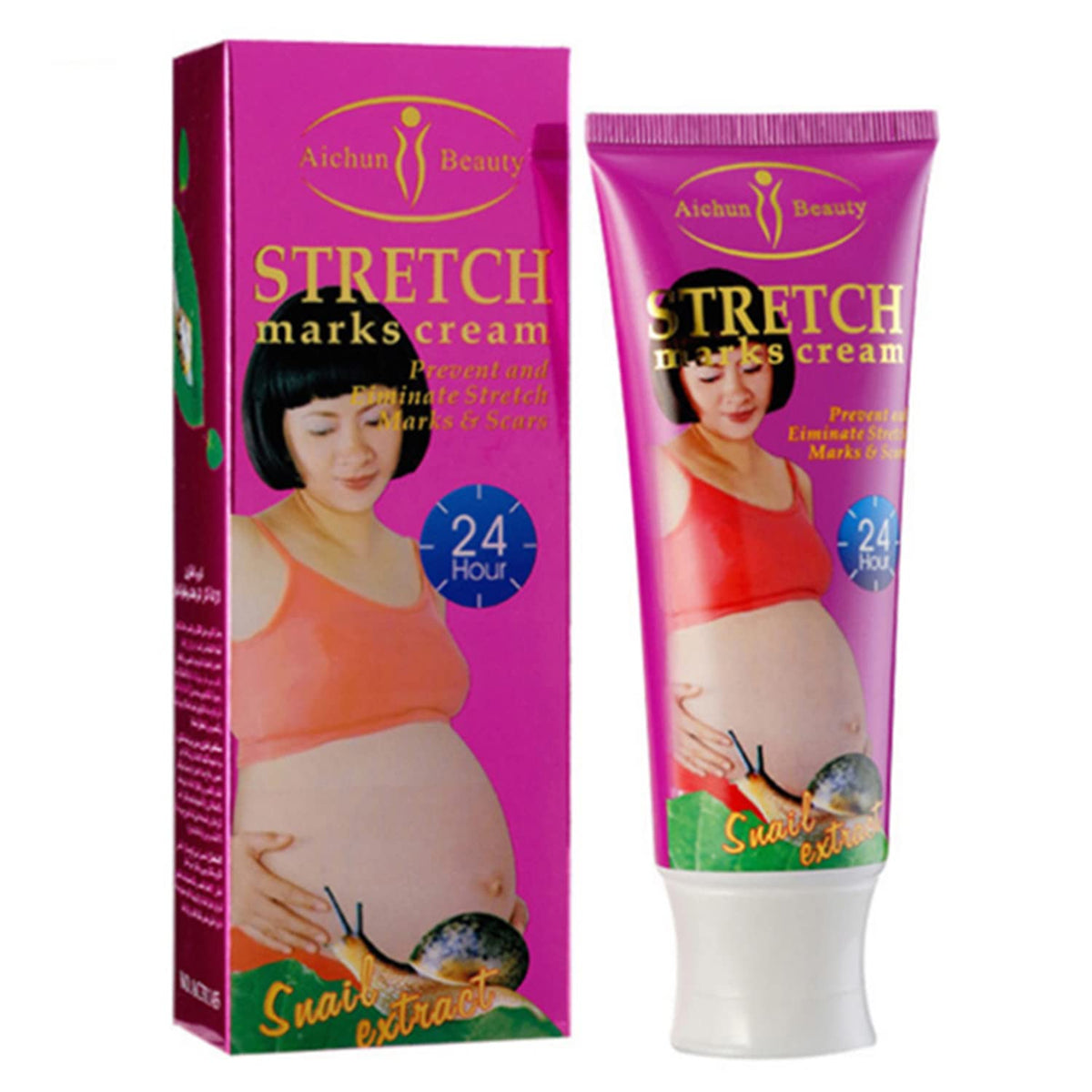 Aichun Beauty Stretch Marks Cream Snail Extract - 120g Aichun Beauty