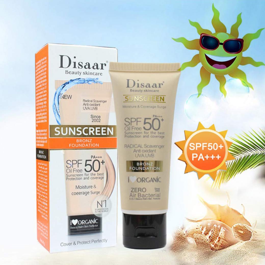 Disaar Sunscreen Bronzface Foundation Spf50+ - 40g Disaar