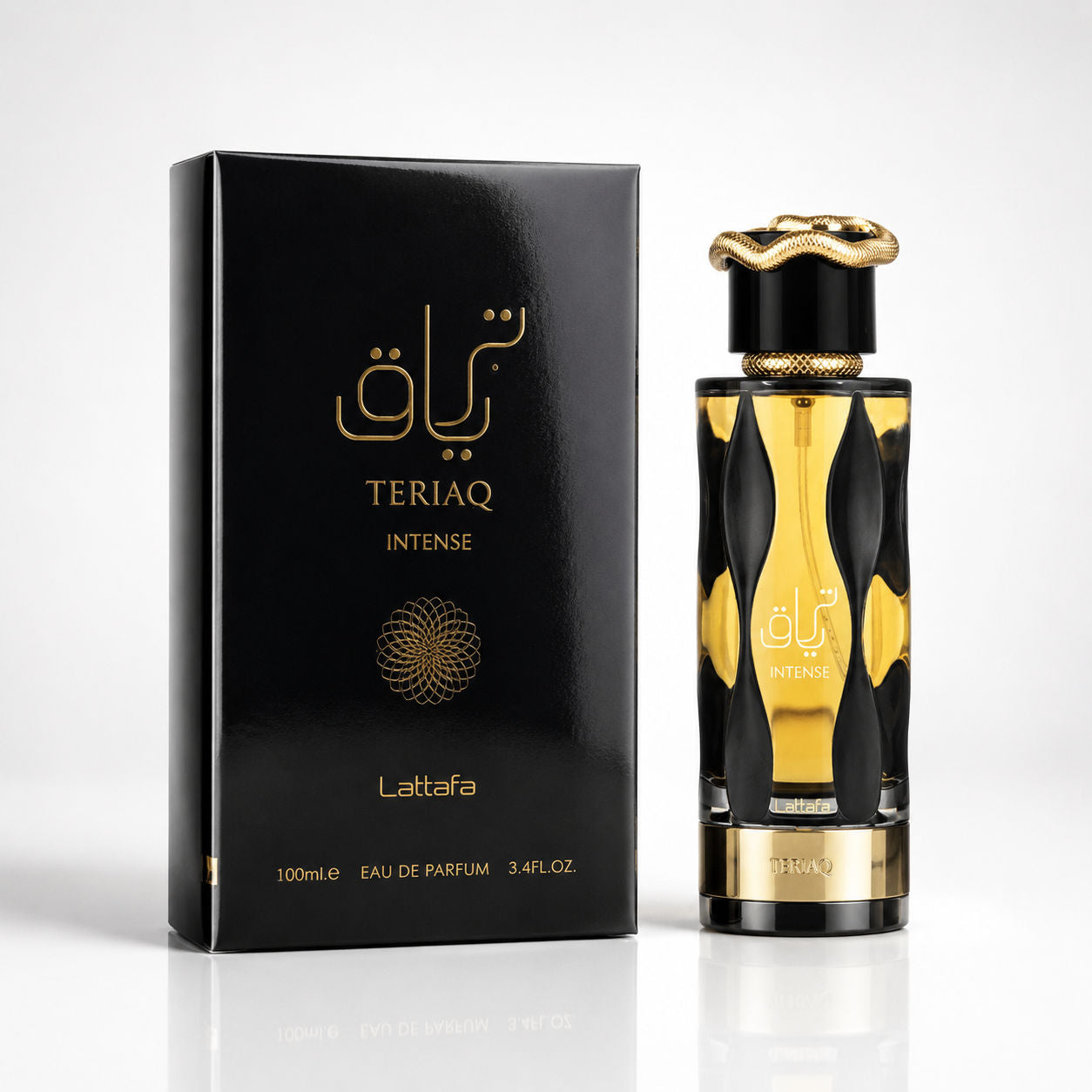 Lattafa Teriaq Intense EDP 100ml - Long Lasting Arabian Eau de Parfum for Elegant Daily and Evening Wear Lattafa