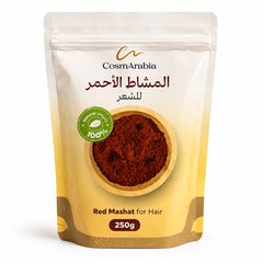 CosmArabia Red Mashat for Hair 250 g - Traditional Herbal Treatment for Fuller, Healthier-Looking Hair CosmArabia