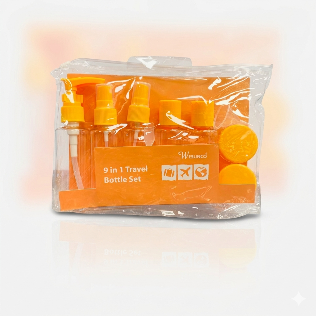 Wesunco 9in1 Travel Bottle Set Wesunco