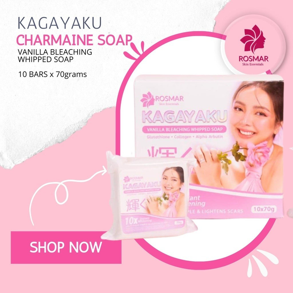 Rosmar Kagayaku Vanilla Bleaching Whipped Soap 70GM Rosmar