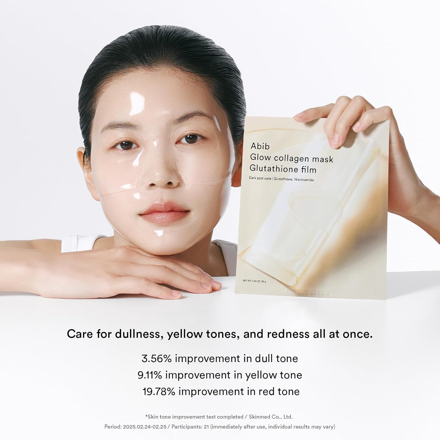 Abib Glow Collagen Mask Glutathione Film 4 ea Abib