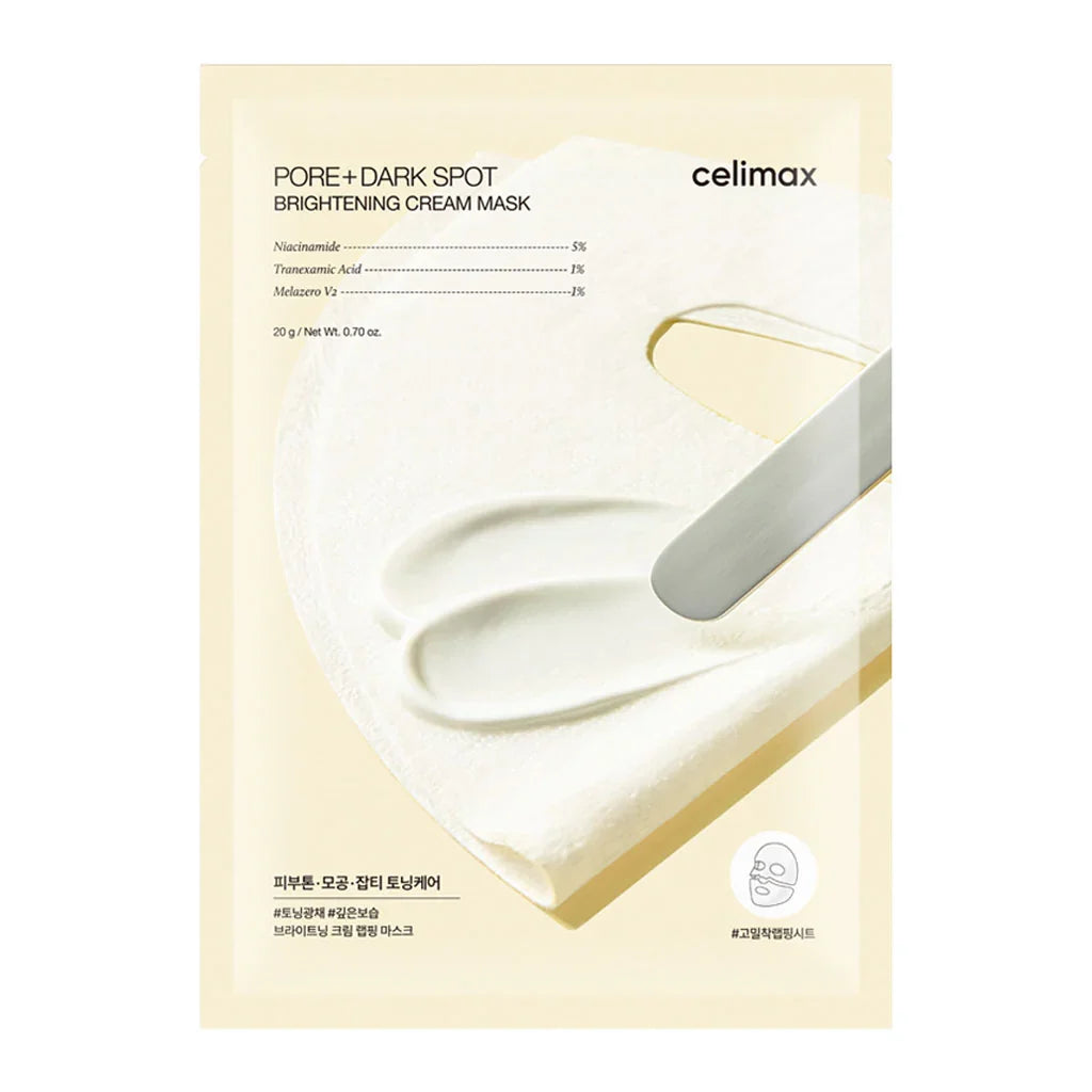Celimax PORE+DARK SPOT BRIGHTENING CREAM MASK (1EA) celimax