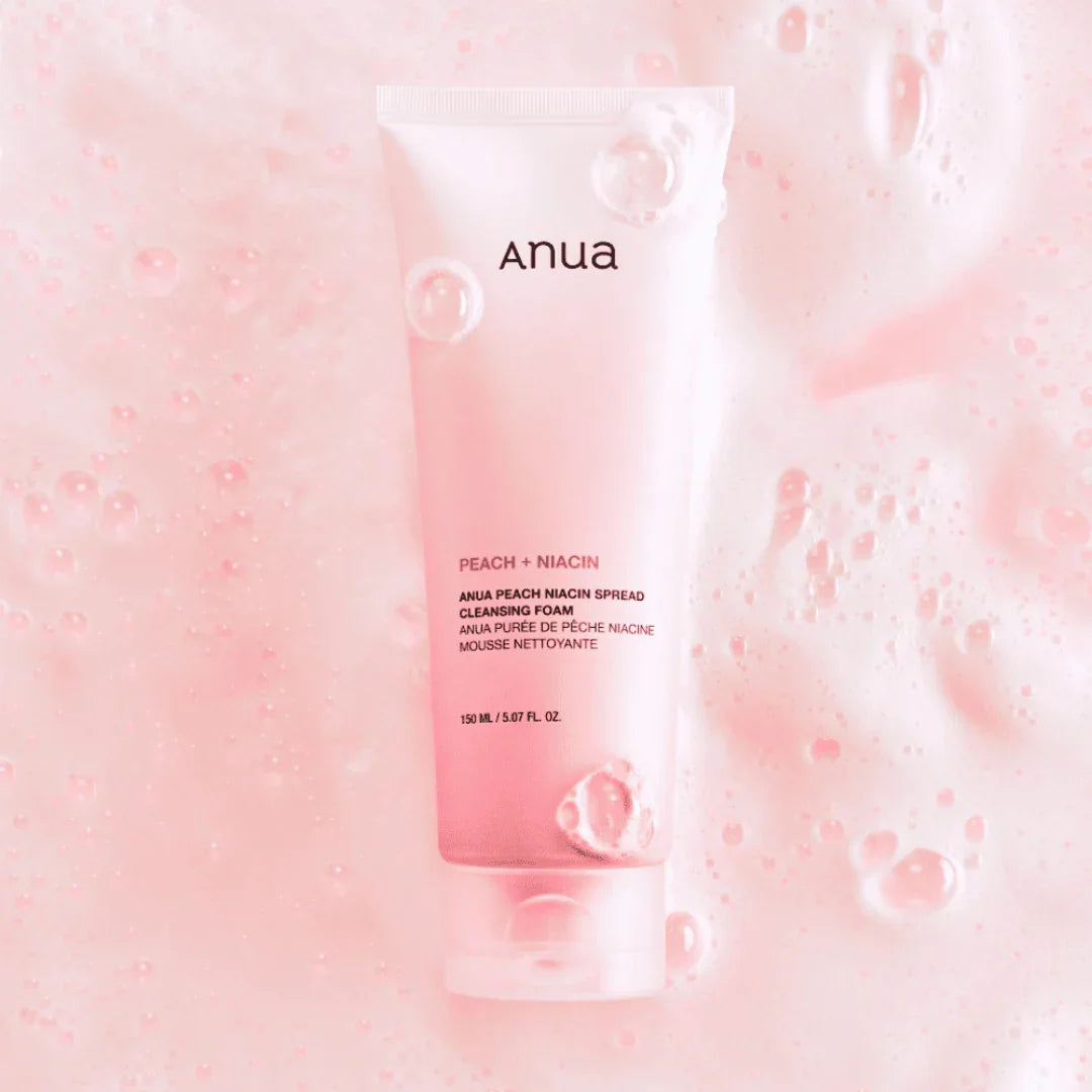Anua Renew Peach Niacin Spread Cleansing Foam – 150ml Anua