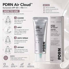 VT PDRN Air Cloud Sunscreen SPF50+ 50ml VT Cosmetics