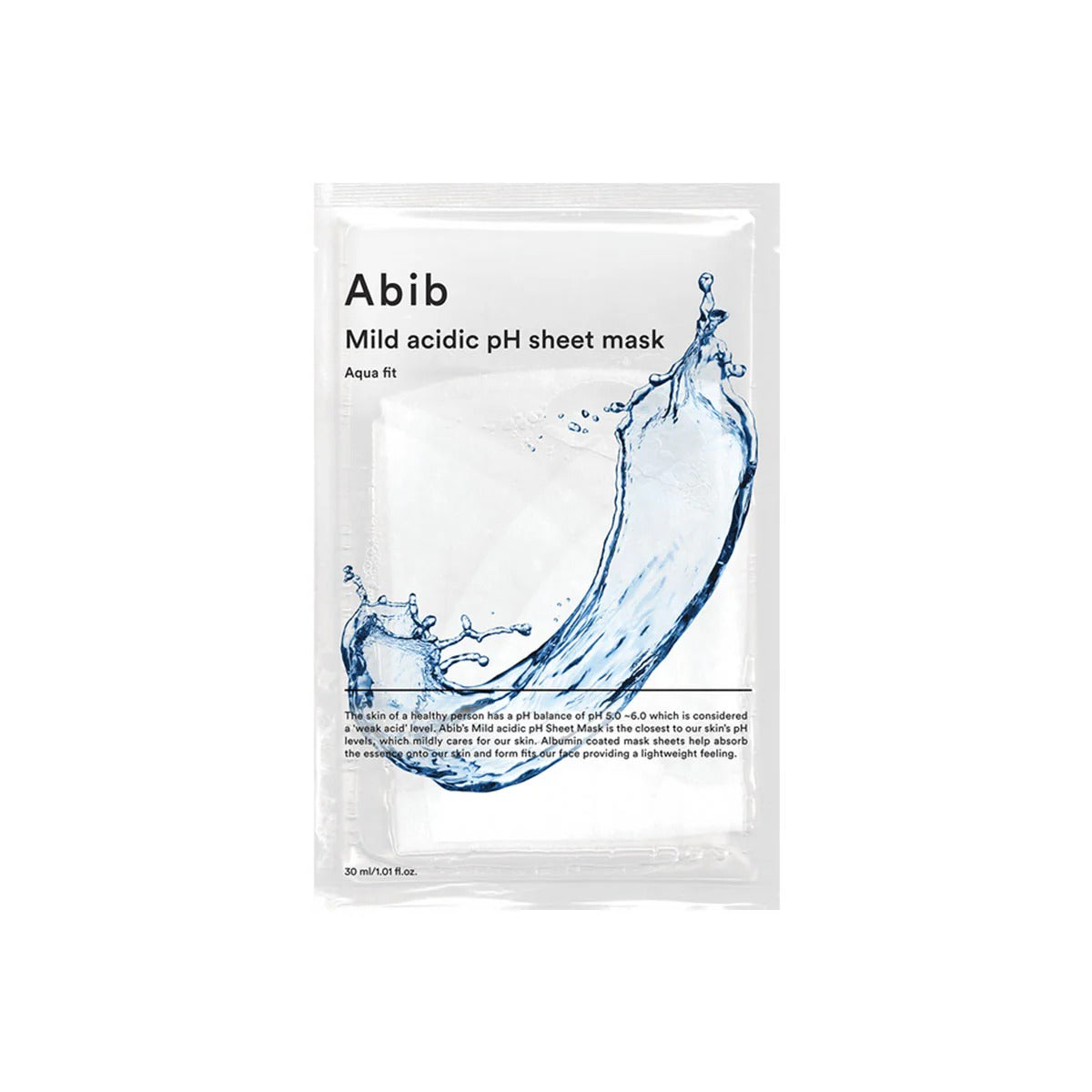 ABIB Mild Acidic pH Sheet Mask Aqua Fit Abib