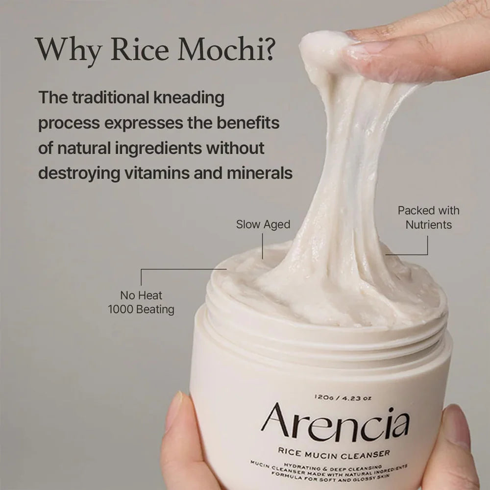 Arencia Rice Mucin Cleanser – 120g ARENCIA