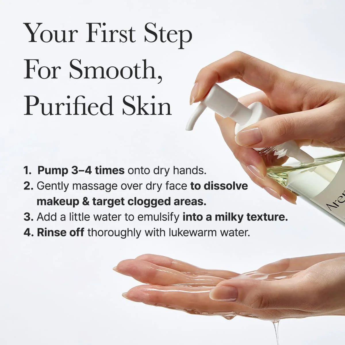 Arencia Pore Melt Mochi Cleansing Oil – 200ml ARENCIA