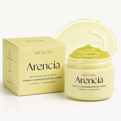 Arencia Vitamin C Glow Booster Gel Cream 50g - Korean Skincare, Hydrating, Brightening, Anti-Aging, Sensitive Skin, Daily Care ARENCIA