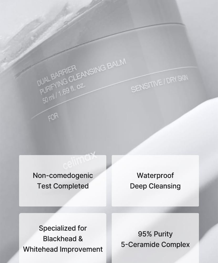 Celimax Dual Barrier Purifying Cleansing Balm 50ml celimax