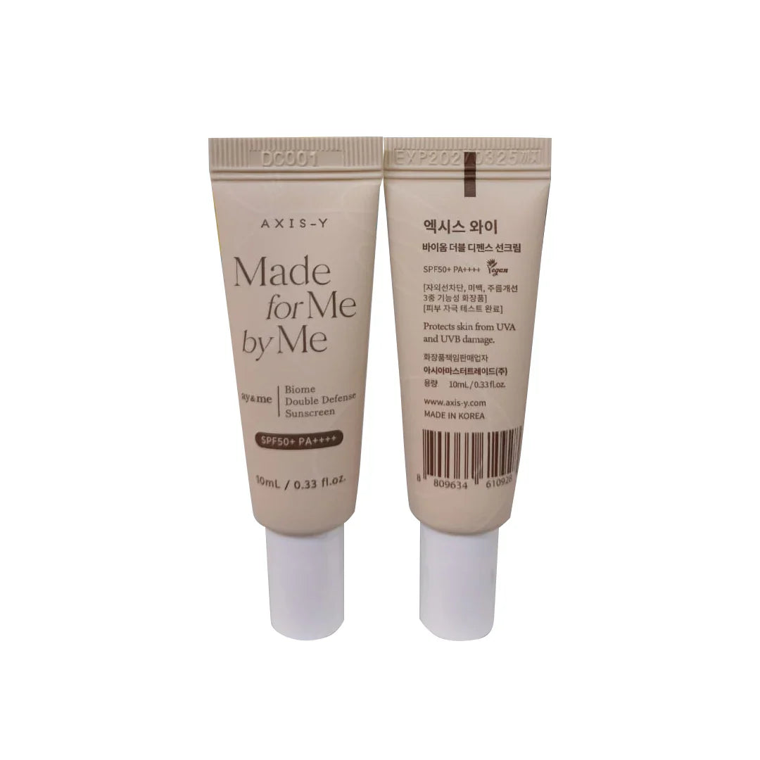 Axis-Y Made For Me By Me Biome Double Defense Sunscreen - 10ml AXIS-Y