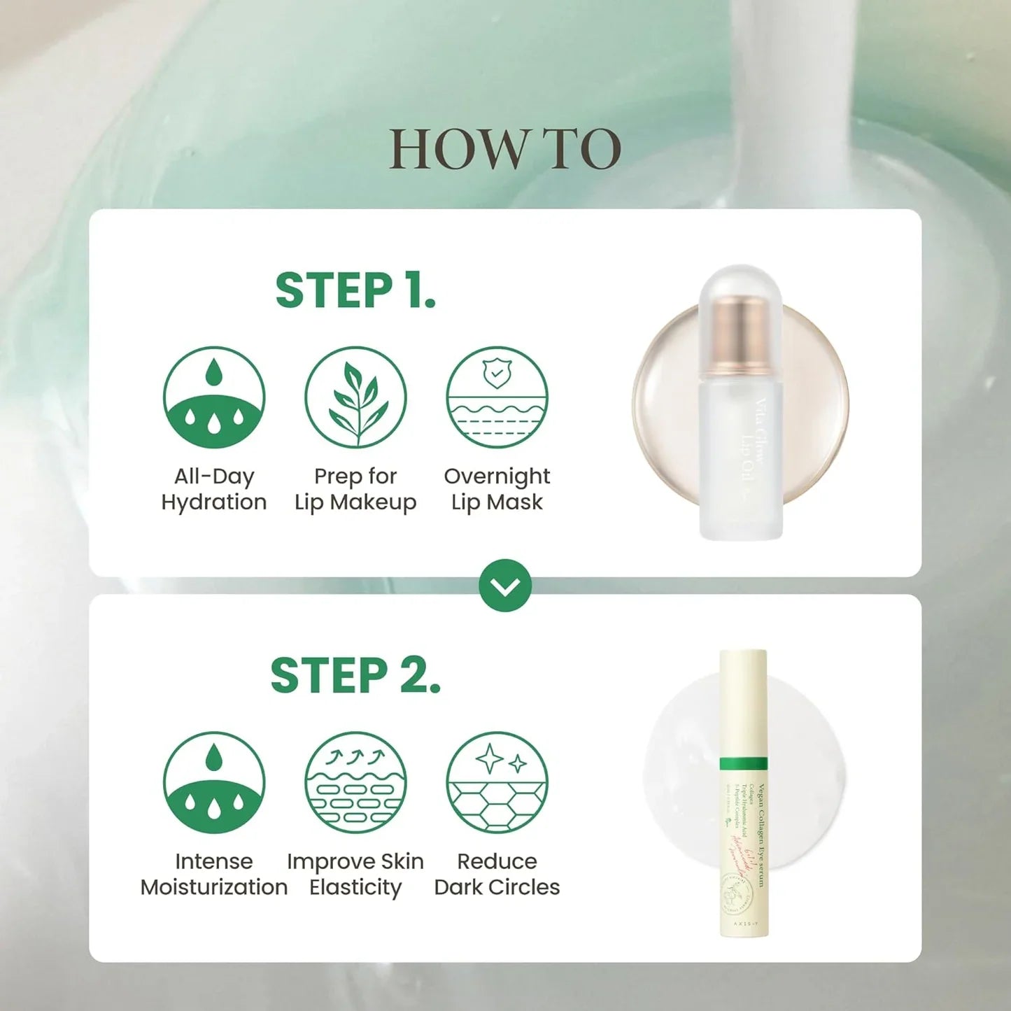 Axis-Y Lip & Eye Set (Eye Serum + Lip Oil) AXIS-Y