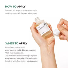 Anua Heartleaf 80 Moisture Soothing Ampoule 80% - 30ml Anua