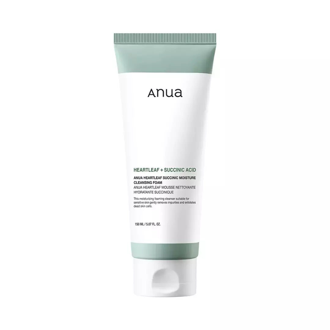 Anua Heartleaf Succinic Moisture Cleansing Foam – 150ml Anua