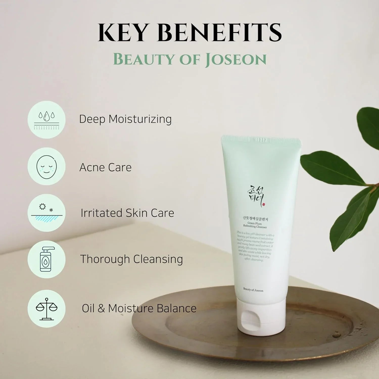 Beauty Of Joseon Green Plum Refreshing Cleanser -100ml Beauty Of Joseon