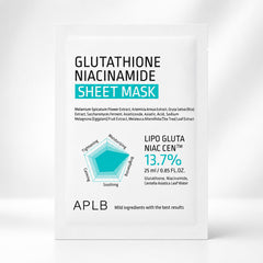 APLB Glutathione Niacinamide Sheet Mask – 25mlx1Pc APLB