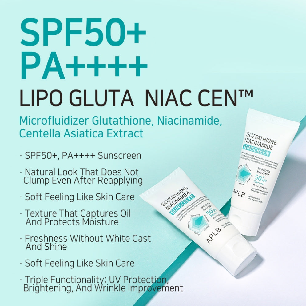 APLB Glutathione Niacinamide Sunscreen – 40ml APLB