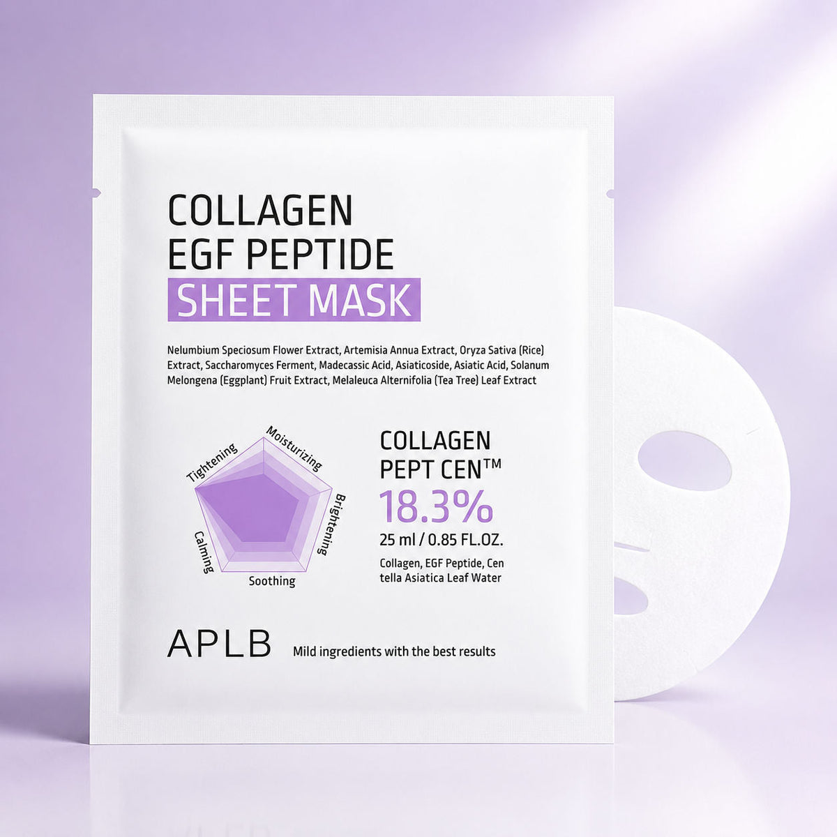 APLB Collagen EGF Peptide Sheet Mask (25ml x 1Pc) APLB