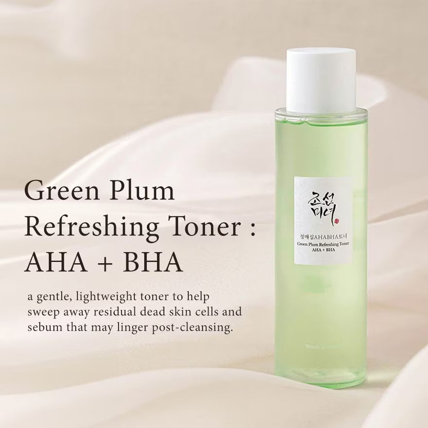 Beauty Of Joseon Green Plum Refreshing Toner : AHA + BHA -150ml Beauty Of Joseon