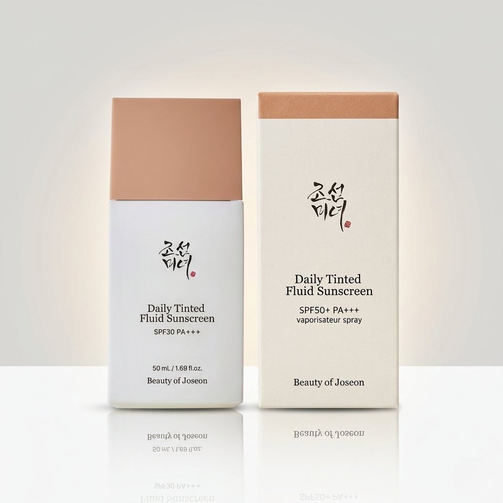 Beauty Of Joseon Daily Tinted Fluid Sunscreen Spf50+ My210 50Ml - Lightweight Hydrating Uv Protection With Natural Tone Enhancing Coverage Beauty Of Joseon