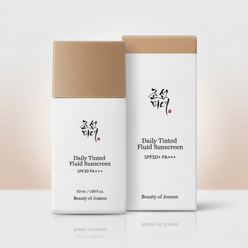 Beauty Of Joseon Daily Tinted Fluid Sunscreen Spf50+ My220 50Ml - Daily Hydrating Tinted Sunscreen For Smooth Natural Coverage And Uv Defense Beauty Of Joseon