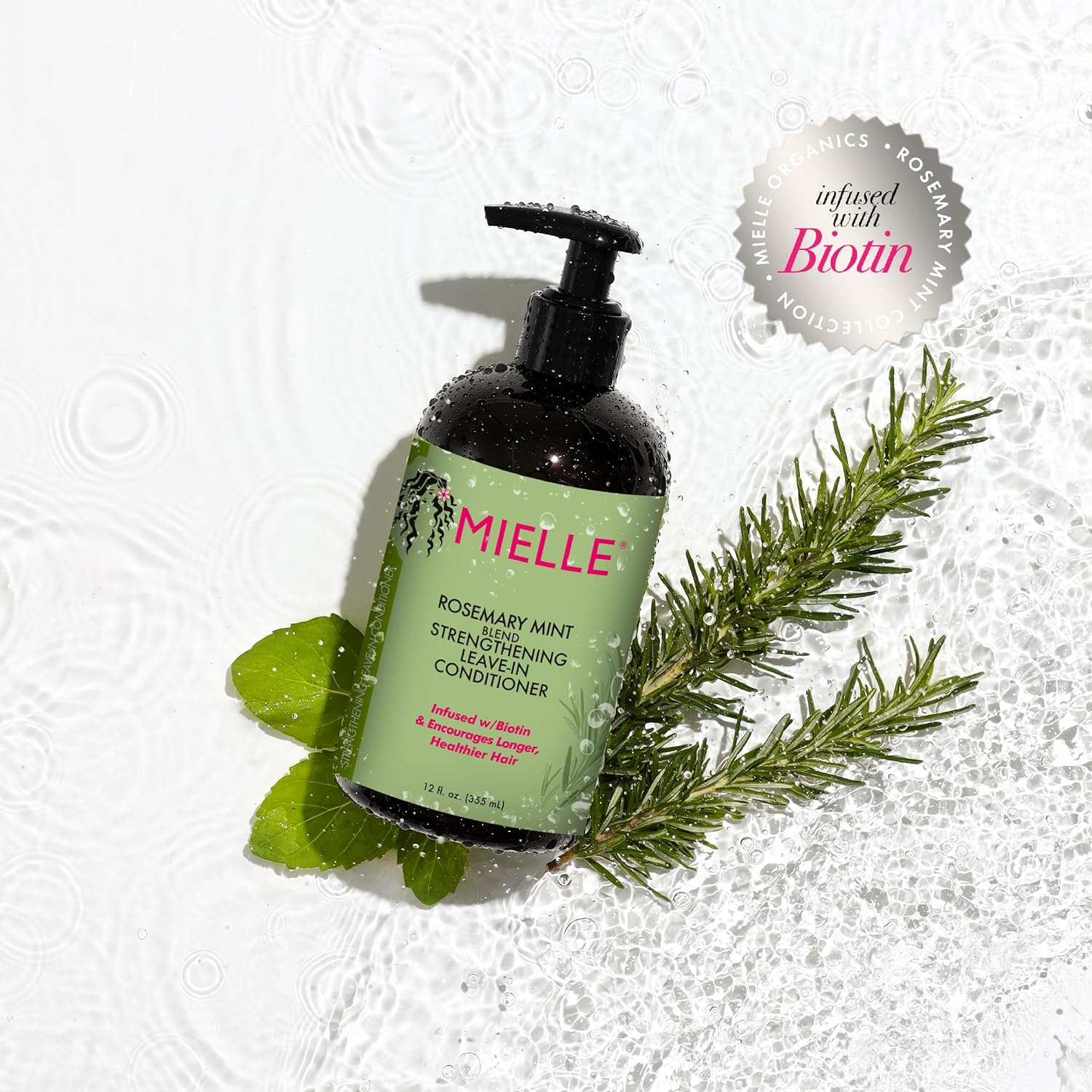 Mielle Rosemary Blend Strengthening Leave-in Conditioner - 355ml MIELLE