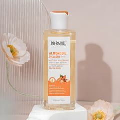 Dr. Rashel Almond Oil & Collagen Natural Whitening Face & Body Oil Glo Arabia